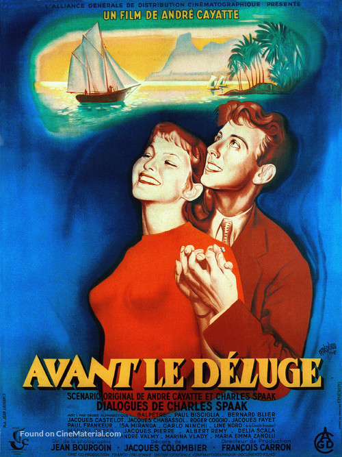 Avant le d&eacute;luge - French Movie Poster