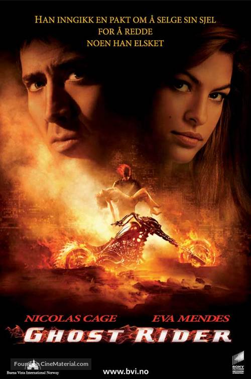 Ghost Rider - Norwegian Movie Cover