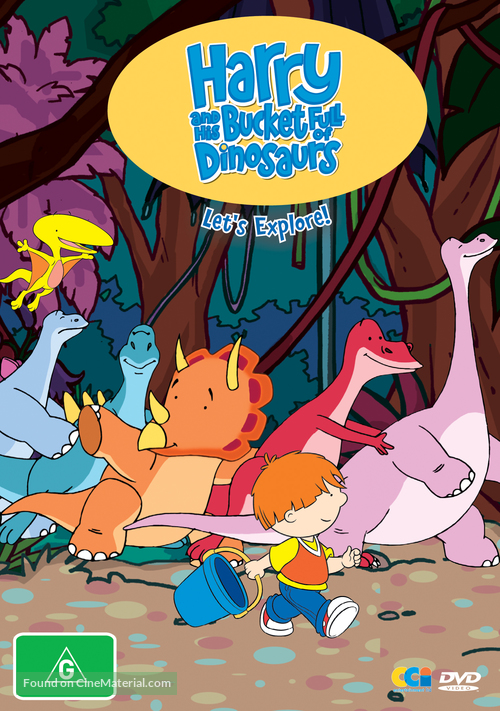 &quot;Harry and His Bucket Full of Dinosaurs&quot; - Australian DVD movie cover