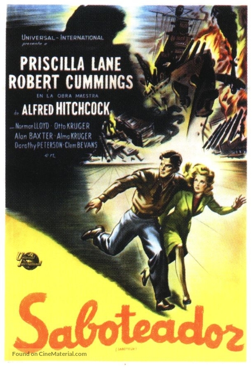 Saboteur - Argentinian Movie Poster