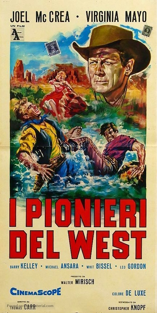 The Tall Stranger - Italian Movie Poster
