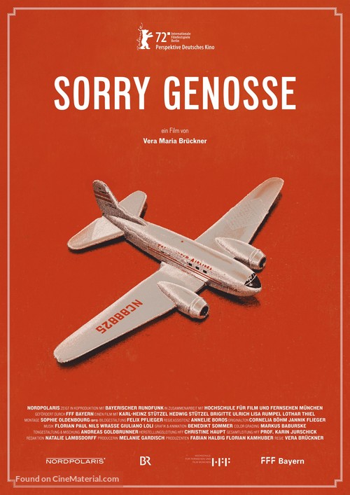 Sorry Genosse - German Movie Poster