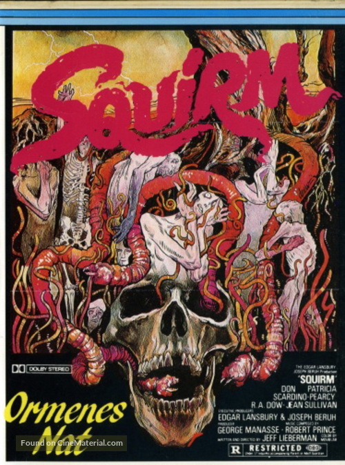 Squirm - Danish Movie Poster