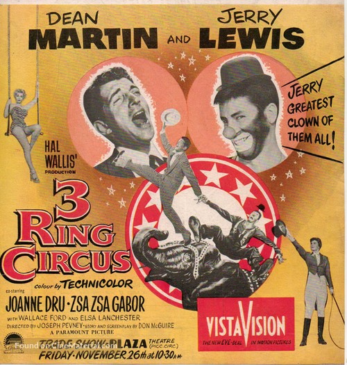 3 Ring Circus - British Movie Poster