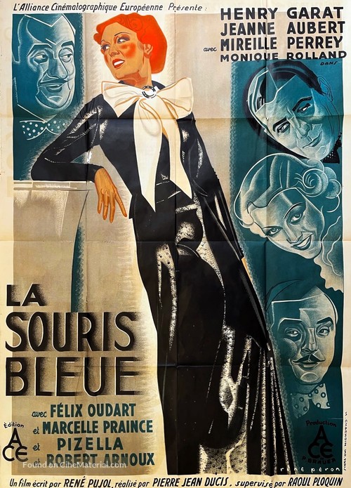 La souris bleue - French Movie Poster