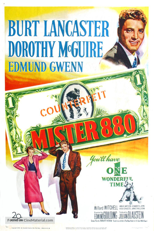 Mister 880 - Movie Poster