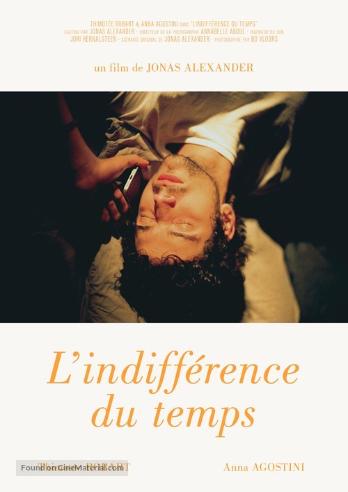 L&#039;indiff&eacute;rence du temps - French Movie Poster