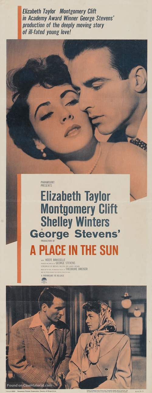 A Place in the Sun - Movie Poster