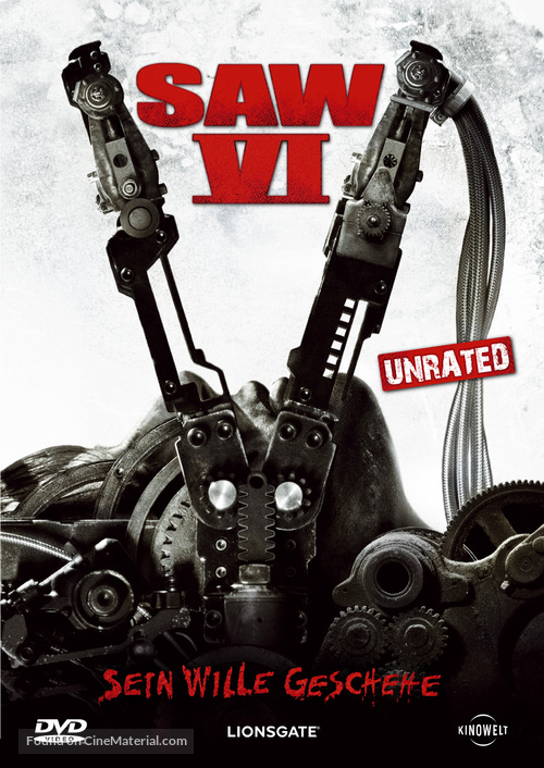 Saw VI - German DVD movie cover