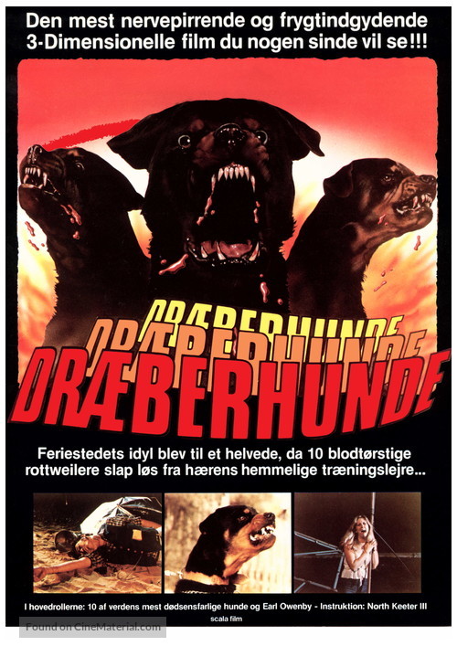 Dogs of Hell - Danish Theatrical movie poster