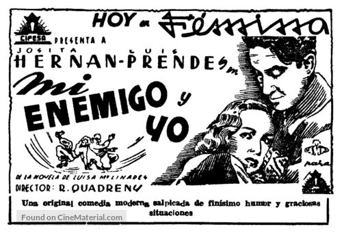 Mi enemigo y yo - Spanish poster