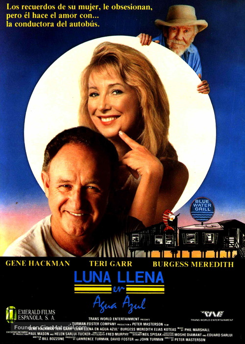 Full Moon in Blue Water - Spanish Movie Poster