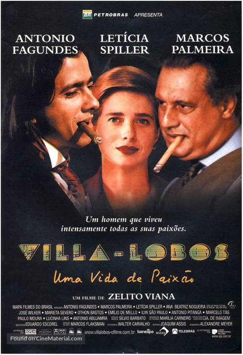 Villa-Lobos - Uma Vida de Paix&atilde;o - Brazilian poster