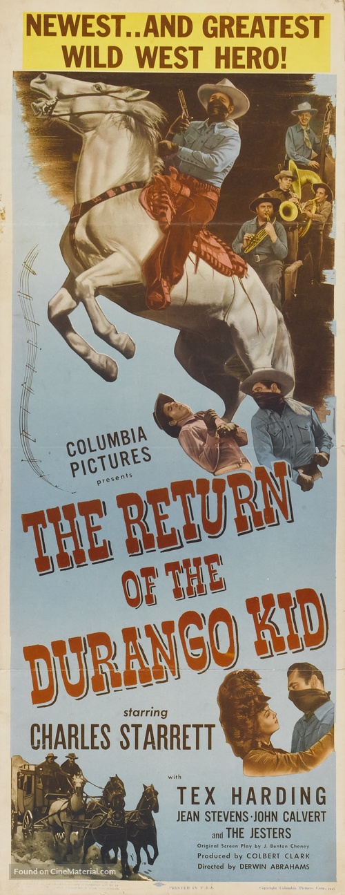 The Return of the Durango Kid - Movie Poster