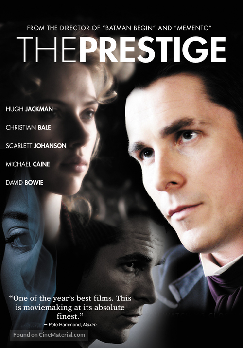 The Prestige - DVD movie cover
