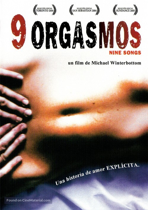 9 Songs - Mexican Movie Poster