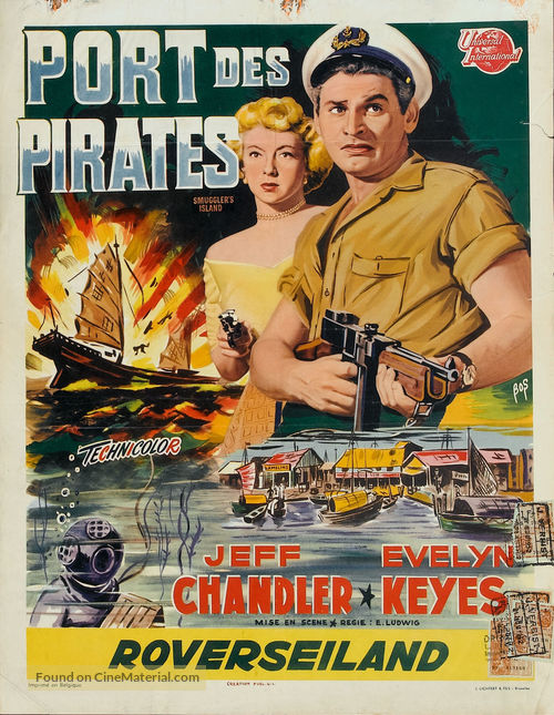 Smuggler&#039;s Island - Belgian Movie Poster