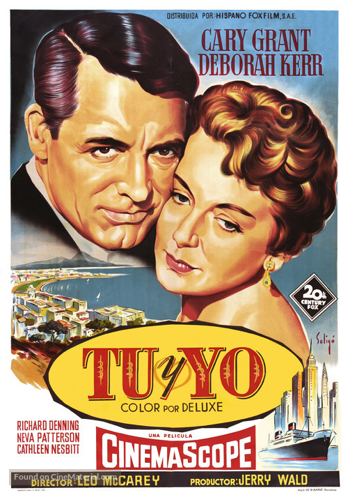 An Affair to Remember - Spanish Movie Poster