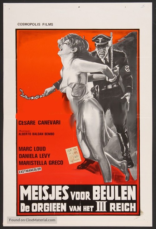 L&#039;ultima orgia del III Reich - Belgian Movie Poster