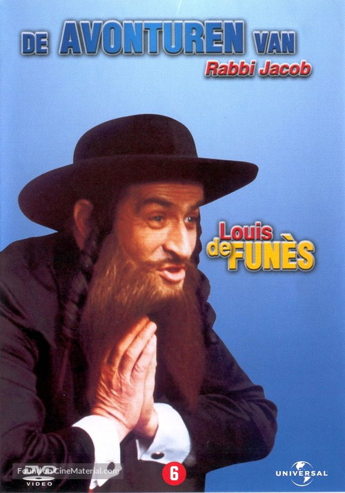 Les aventures de Rabbi Jacob - Dutch DVD movie cover