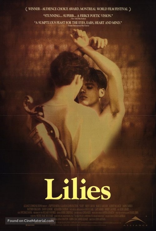 Lilies - Les feluettes - Canadian Movie Poster