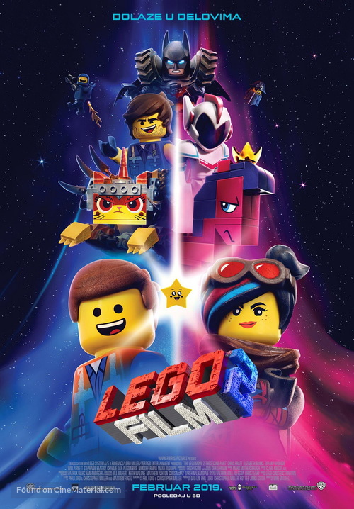The Lego Movie 2: The Second Part - Serbian Movie Poster