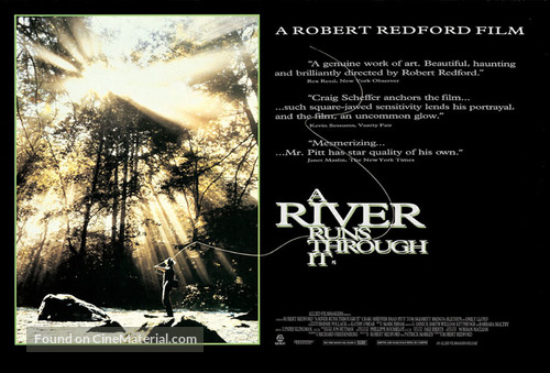 A River Runs Through It - Movie Poster