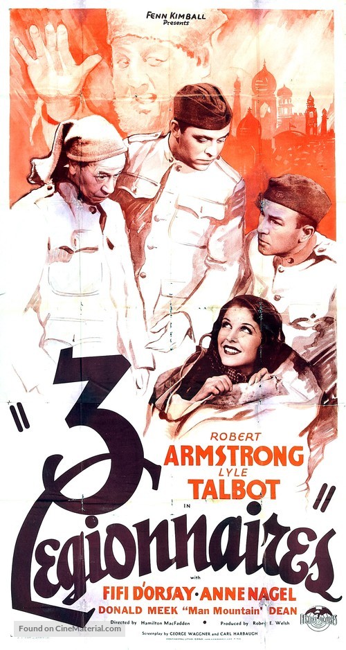 Three Legionnaires - Movie Poster