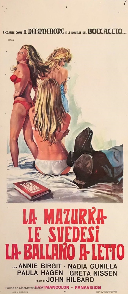 Mazurka p&aring; sengekanten - Italian Movie Poster
