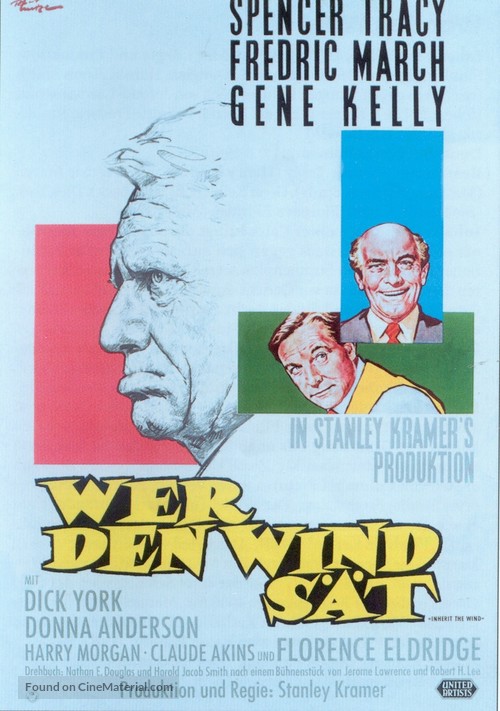 Inherit the Wind - German Movie Poster