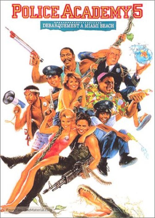 Police Academy 5: Assignment: Miami Beach - French Movie Cover