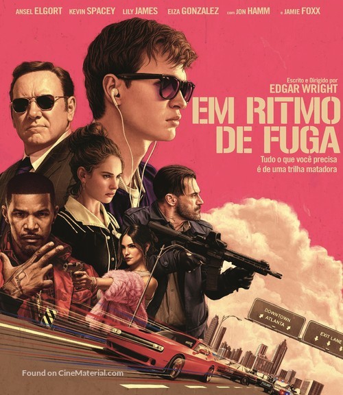 Baby Driver - Brazilian Movie Cover