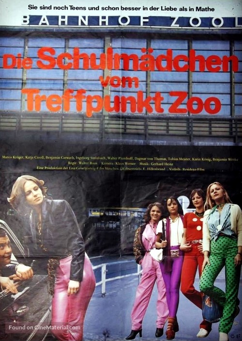 Die Schulm&auml;dchen vom Treffpunkt Zoo - German Movie Poster