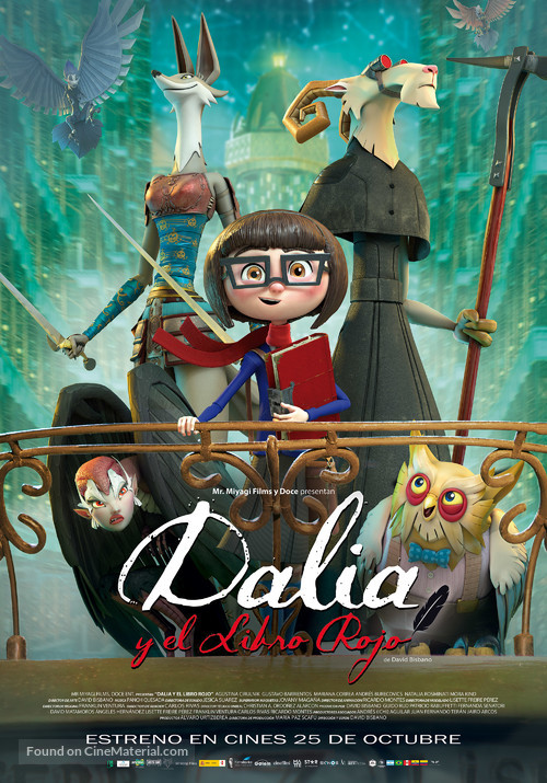 Dalia y el Libro Rojo - Spanish Movie Poster