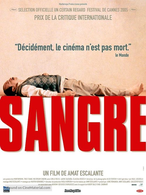 Sangre - French poster