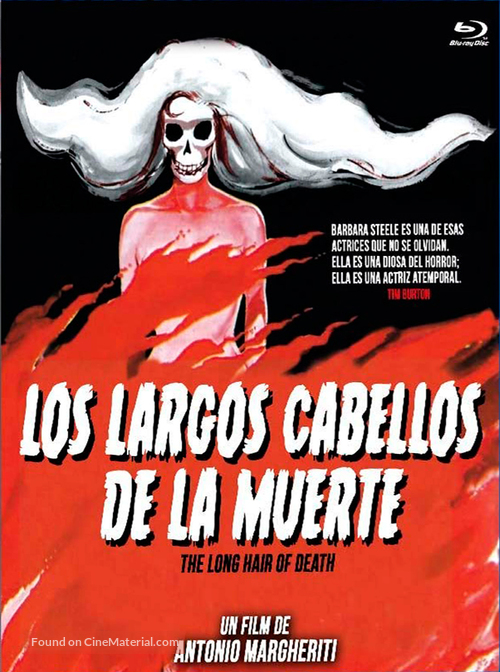 I lunghi capelli della morte - Spanish Blu-Ray movie cover