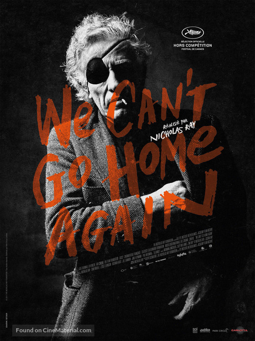 We Can&#039;t Go Home Again - French Re-release movie poster