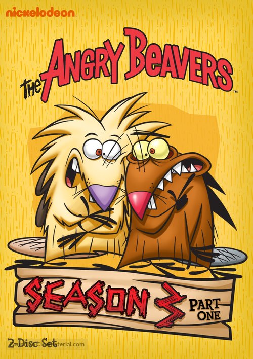 &quot;The Angry Beavers&quot; - DVD movie cover