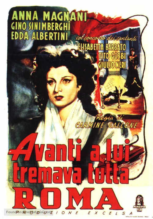 Avanti a lui tremava tutta Roma - Italian Movie Poster