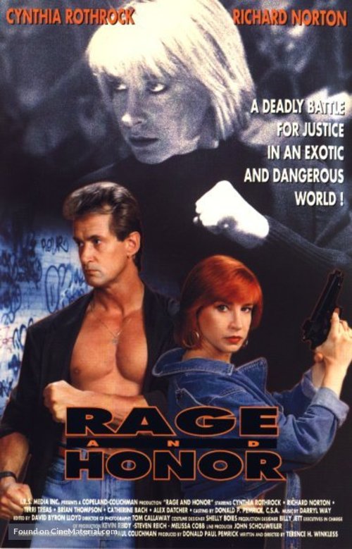 Rage and Honor - VHS movie cover
