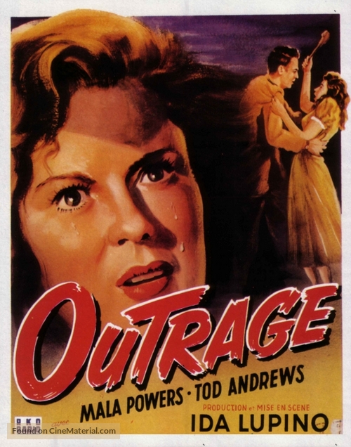 Outrage - Belgian Movie Poster