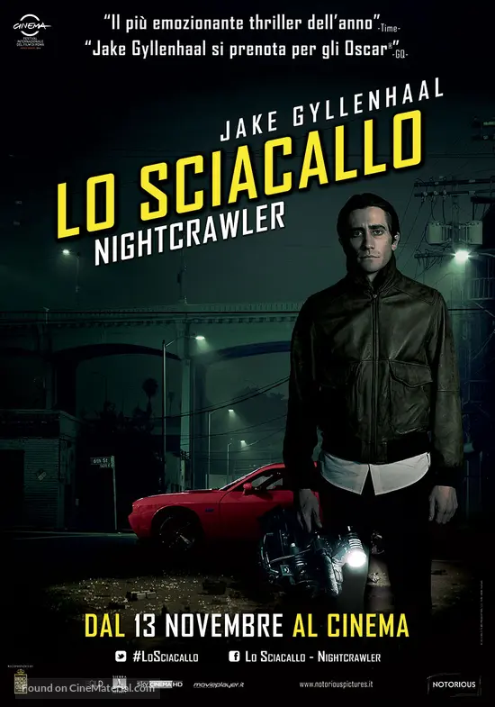 Nightcrawler - Italian Movie Poster