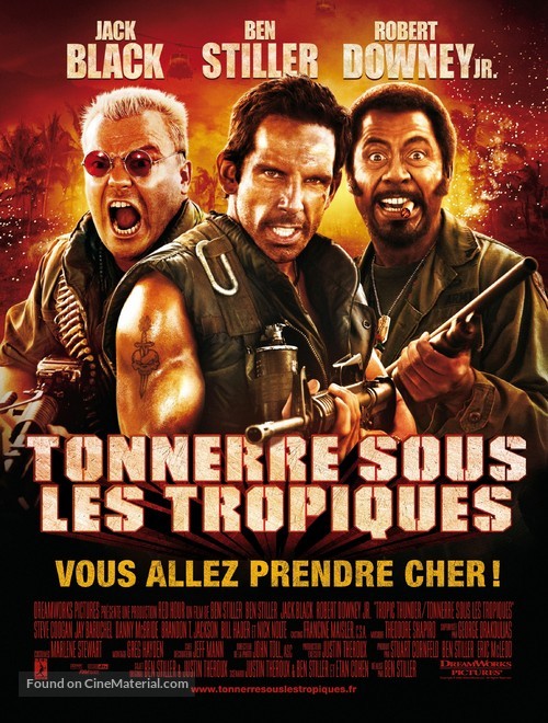 Tropic Thunder - French Movie Poster