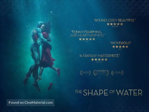 The Shape of Water - British Movie Poster