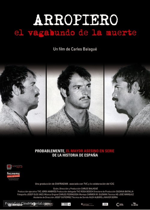 Arropiero, el vagabundo de la muerte - Spanish Movie Poster