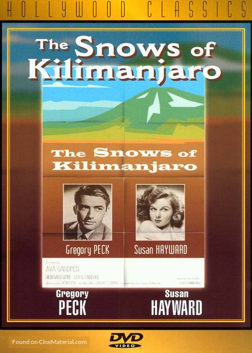 The Snows of Kilimanjaro - DVD movie cover