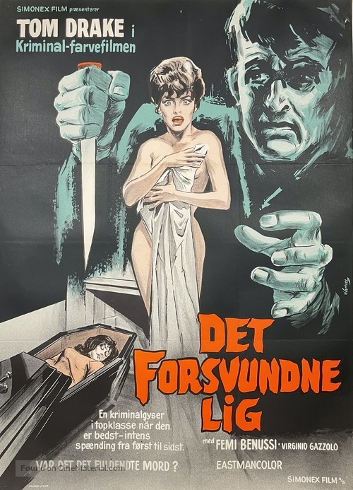 Omicidio per vocazione - Danish Movie Poster