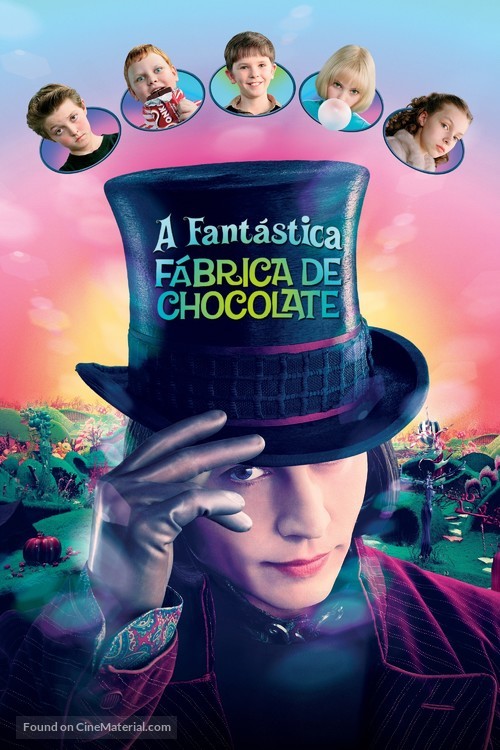Charlie and the Chocolate Factory - Brazilian Movie Poster