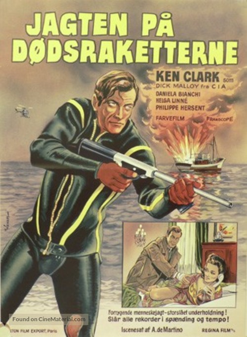 Missione speciale Lady Chaplin - Danish Movie Poster