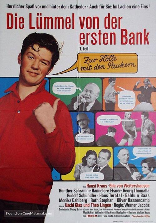 L&uuml;mmel von der ersten Bank, Die - German Movie Poster